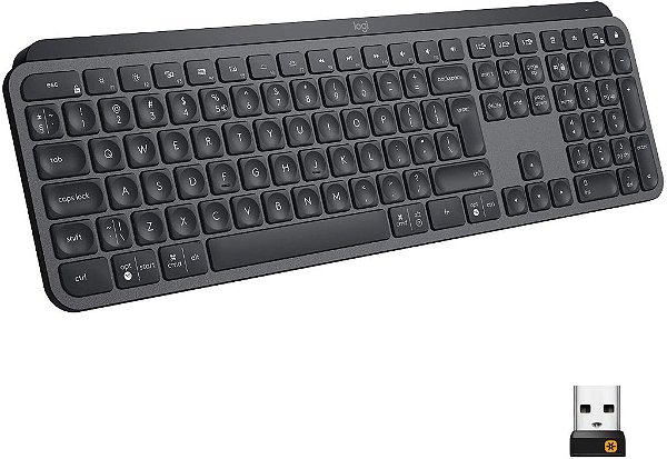 Teclado sem fio com iluminação inteligente
