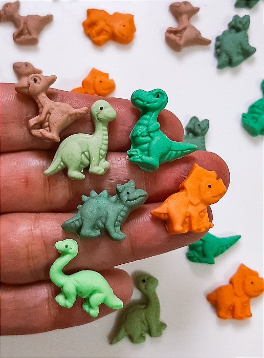Mix de confeitos Comestíveis Dinossauros 30 unidades