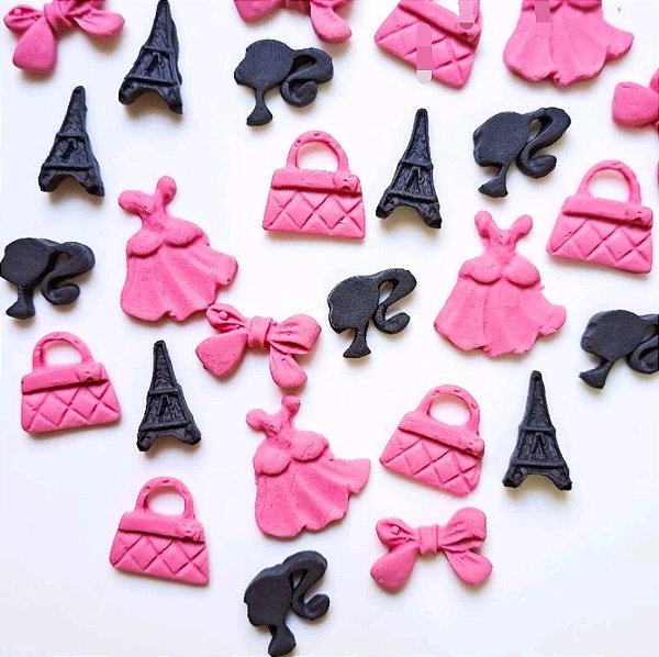 Mix de Confeitos Comestíveis Barbie 30 Undidades