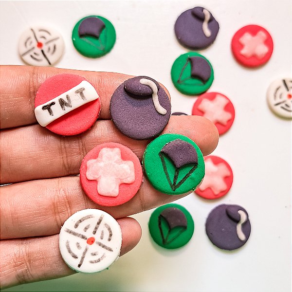 Mix de Confeitos Comestíveis Free Fire 30 unidades