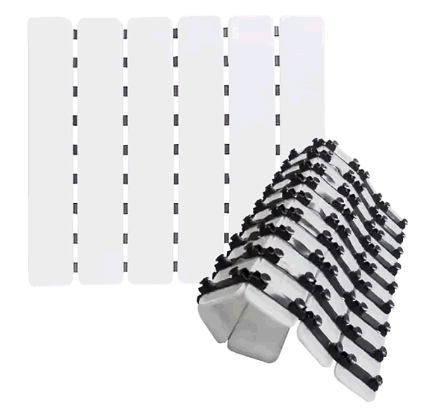 TAPETE ESTRADO ANTIDERRAPANTE PARA BANHO - BRANCO