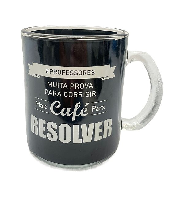 Caneca de Vidro Profissão 380ml - Professores