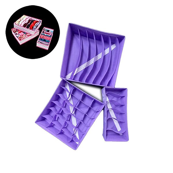 Colméia Organizadora Gavetas Conj com 3 - LI