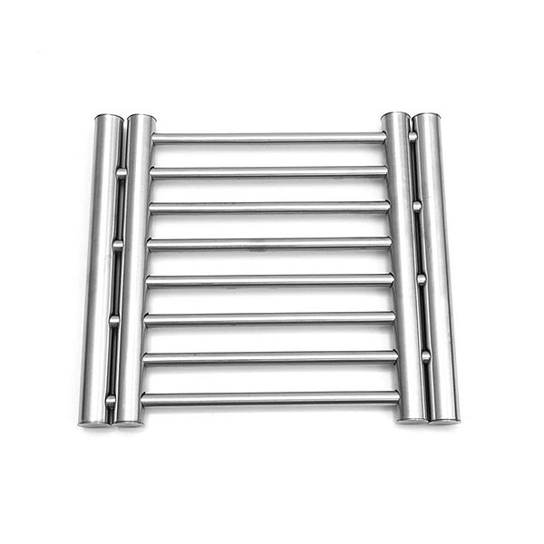 Descanso de Panela Extensível em Aço Inox Suporte Ajustável