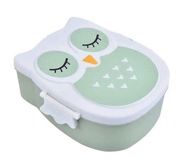 Lancheira Marmita Infantil Coruja