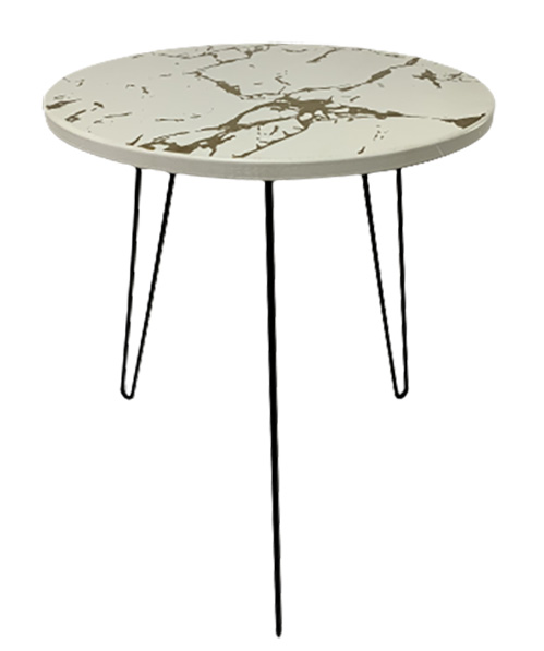 Mesa de Centro em MDF Branca 40 cm