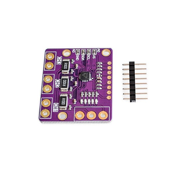 Sensor de Corrente e Tensão INA3221