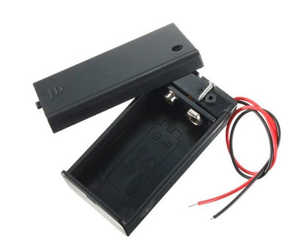 Suporte 6 Pilhas AA com Clip Conector P4