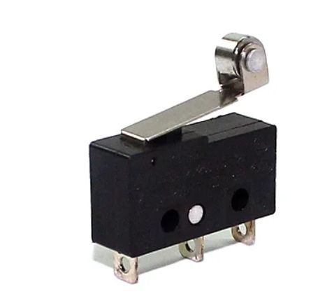 Chave Micro Switch KW11-3Z 5A 125 250V 17MM Com Roldana / haste