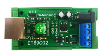 Conversor de Barramento IP RJ45 Para RS485