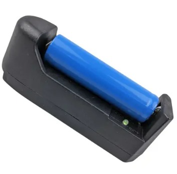 Bateria 18650 Recarregável + Carregador 1 Slot