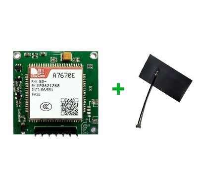 Módulo A7670SA 4G LTE - Antena LTE