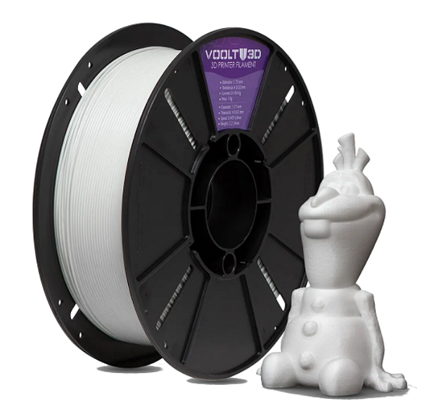 Filamento PLA Branco Velvet High Speed 1Kg