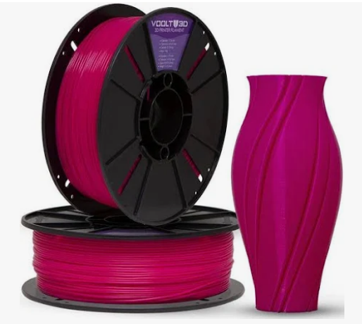 Filamento PLA Rosa Púrpura  Voolt3D  High Speed 1Kg