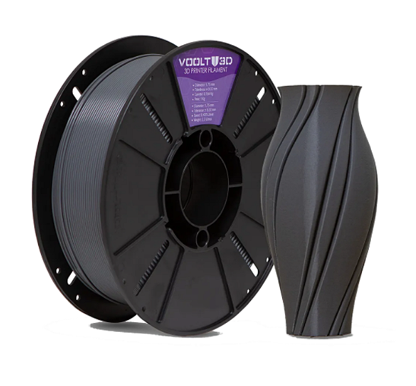 Filamento PLA Cinza Grafite High Speed 1Kg