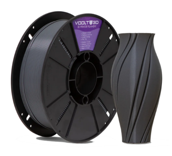 Filamento PLA Cinza Grafite Velvet High Speed 1Kg