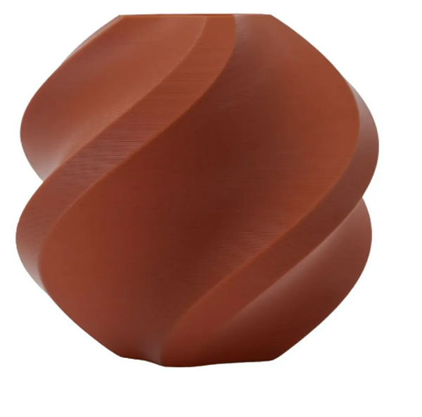 REFILL FILAMENTO PLA MARROM 1KG 1.75MM BAMBULAB