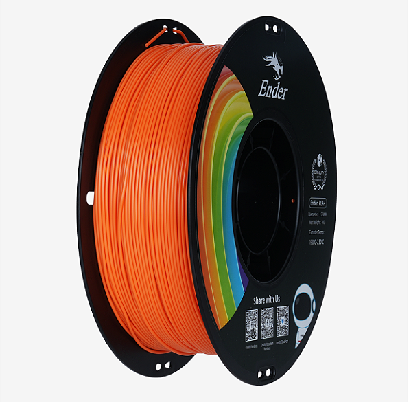 Ender PLA+ 1.75mm 1KG Laranja