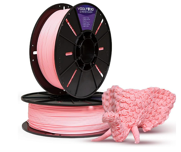 Filamento PLA Rosa Bebê Velvet High Speed Premium - 1Kg