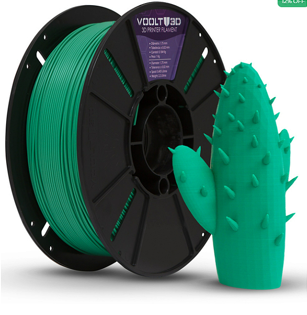 Filamento PLA Verde Velvet High Speed Premium - 1Kg