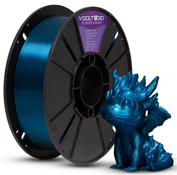 Filamento PLA Azul Oceano Translúcido High Speed Premium - 1Kg