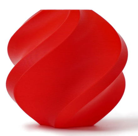 REFILL FILAMENTO PLA FOSCO VERMELHO 1KG 1.75MM BAMBULAB