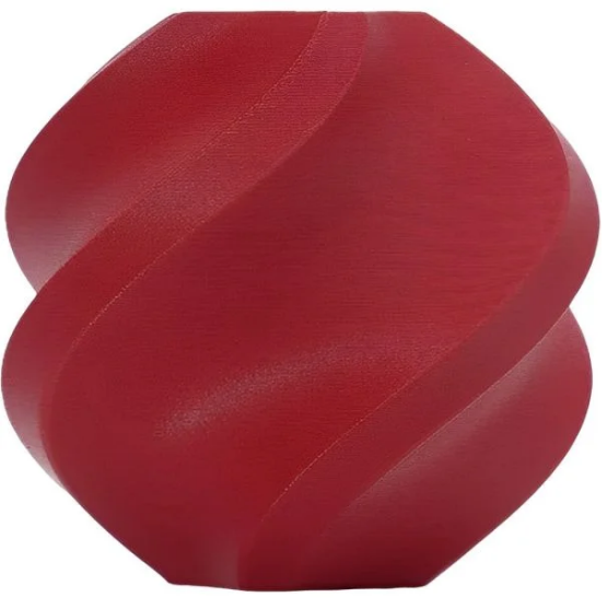 REFILL FILAMENTO PLA FOSCO VERMELHO ESCURO 1KG 1.75MM BAMBULAB