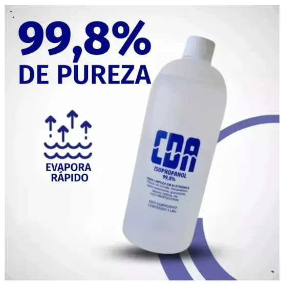 Alcool Isopropílico Cda Puro 99,8% 1 Litro