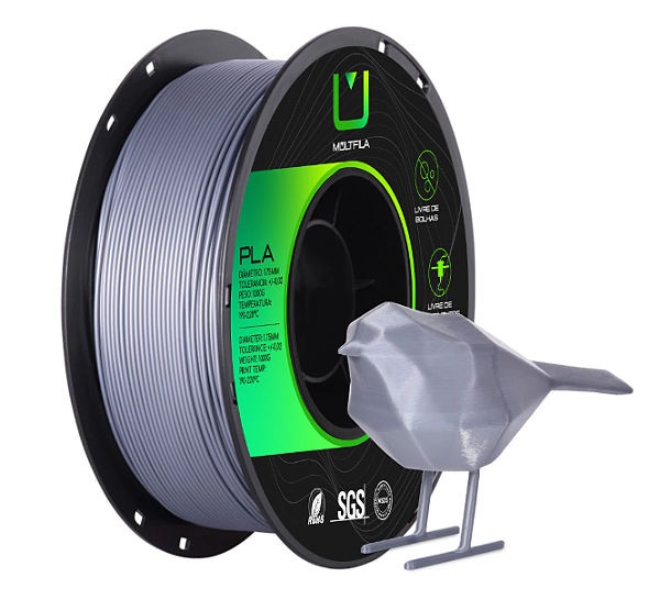 Filamento Pla Laranja 1kg SGS Para Impressora 3d 1.75mm