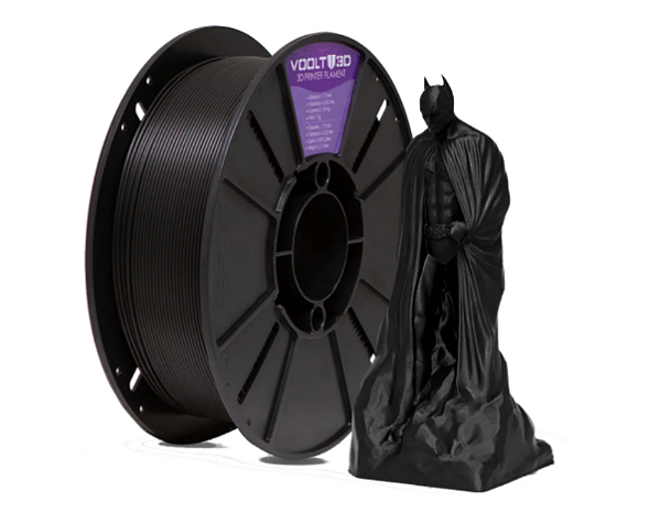 Filamento PLA Preto Velvet High Speed 1Kg