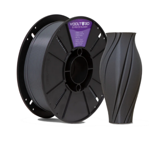 Filamento PLA Cinza Grafite High Speed 1Kg