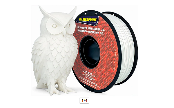 PETG BRANCO FOSCO 1KG (1.75MM)