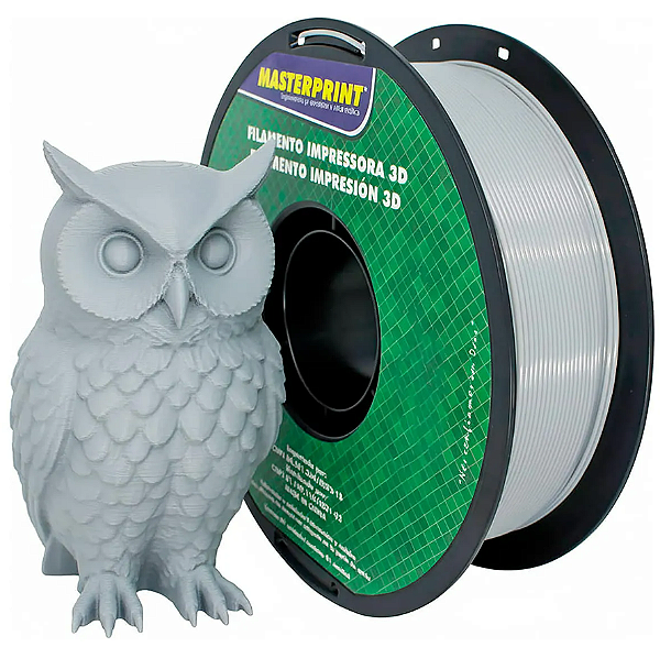 PLA CINZA CLARO 1KG (1.75MM)