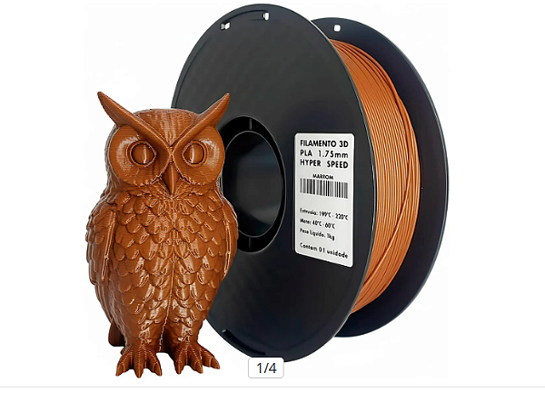 PLA NEW MARROM 1KG (1.75MM)