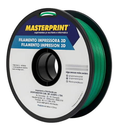 Filamento PLA Verde Escuro 1kg 1.75mm Para Impressora 3D