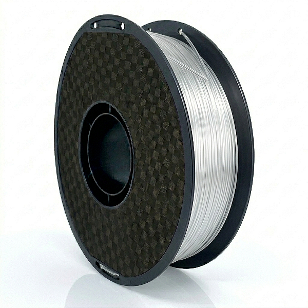 Filamento PETG Transparente 1kg 1.75mm Alta Resistência Impressão 3D