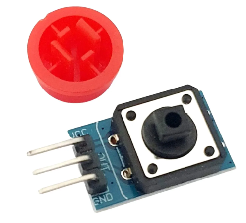 Módulo Push Button Interruptor Botão 12MM (Vermelho)