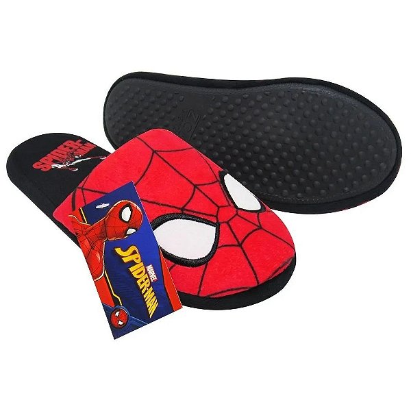 Pantufa Chinelo de Quarto Spider Man Marvel