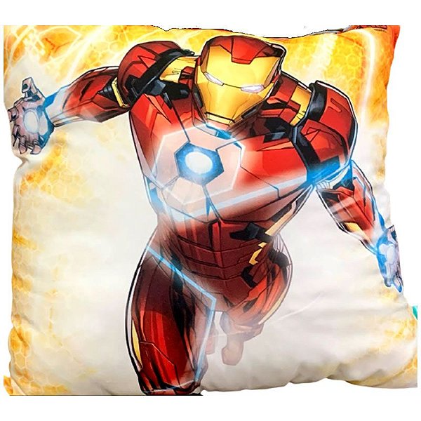 Almofada Microfibra Ironman Avengers - 40x40cm