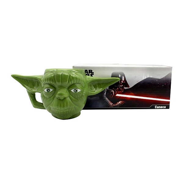 Caneca 3D Mestre Yoda Star Wars 400ml