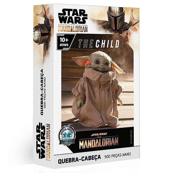 Quebra Cabeça Baby Yoda 500 Peças Star Wars - Toyster