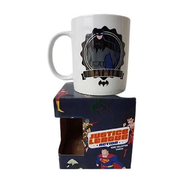 Caneca Porcelana WB Action Batman 300ml