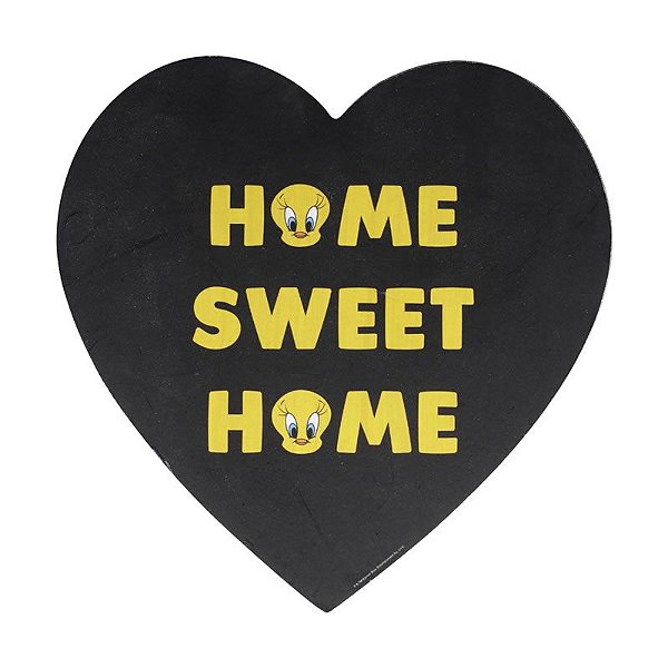 Quadro Heart Sweet Home Tweety Piu Piu 20X15cm