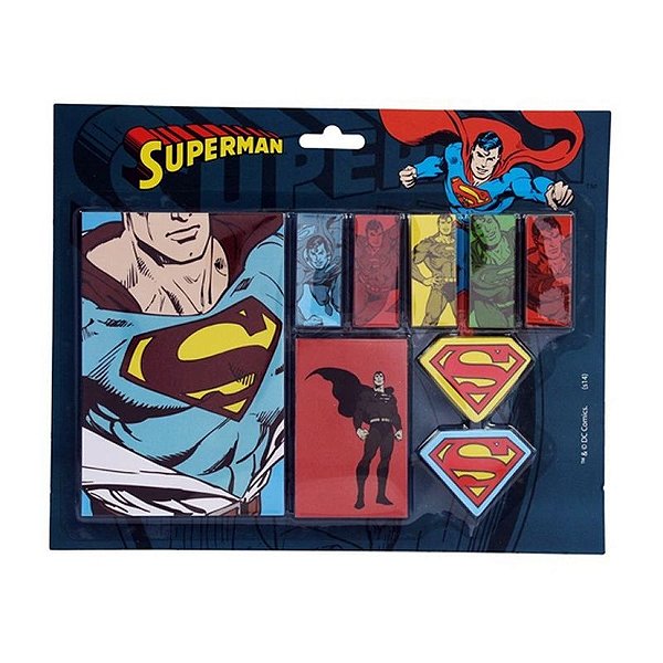 Post It Superman Adesivos DC Comics