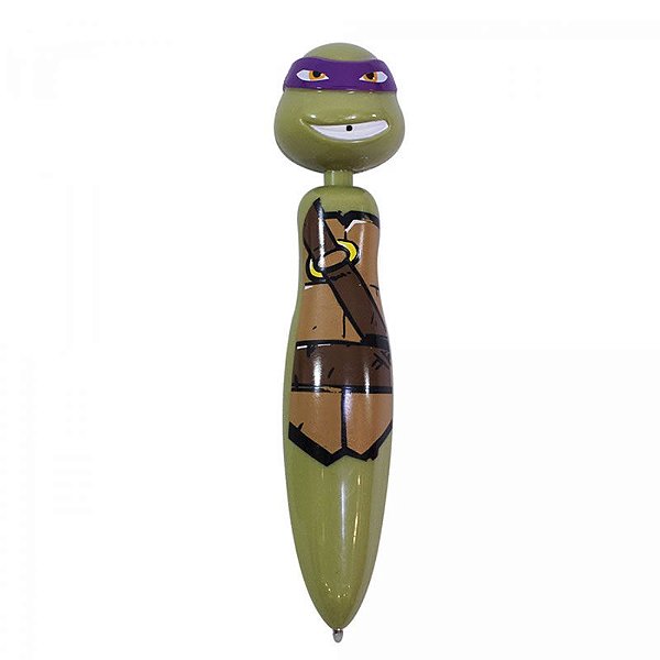 Caneta Donatello Tartarugas Ninja Roller Pen