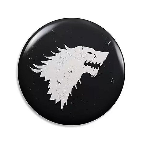 Abridor Garrafas Metal c/ Imã Stark Game of Thrones 5,5cm