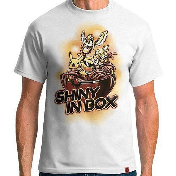 Camiseta Masculina - Pokemons Shiny In Box