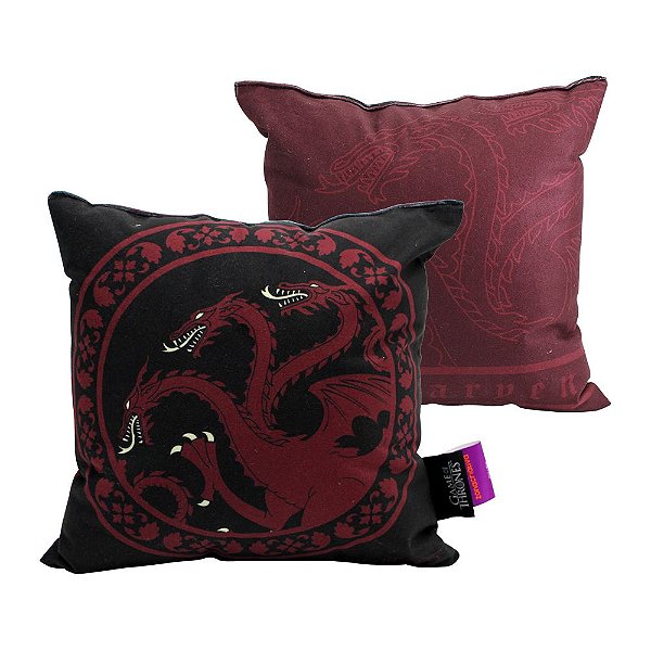 Almofada Fibra Veludo Targaryen Game of Thrones 25cm