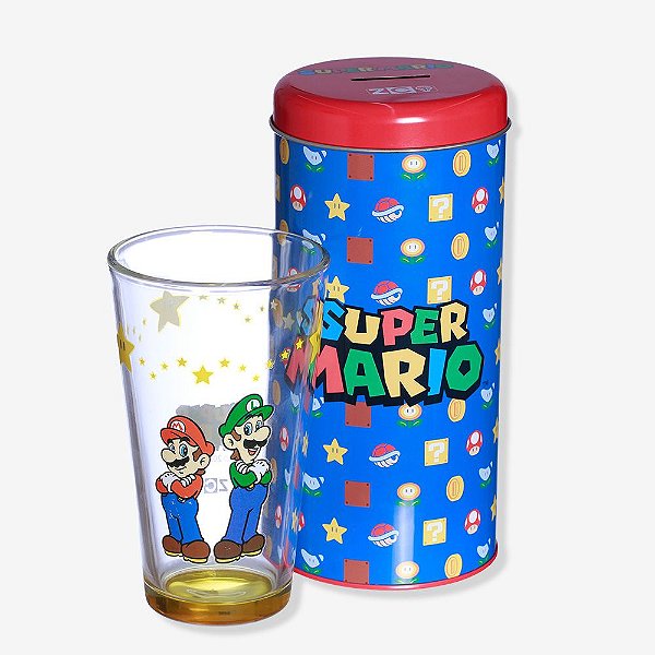 Copo Incan Super Mario Bros com Cofre 500ml