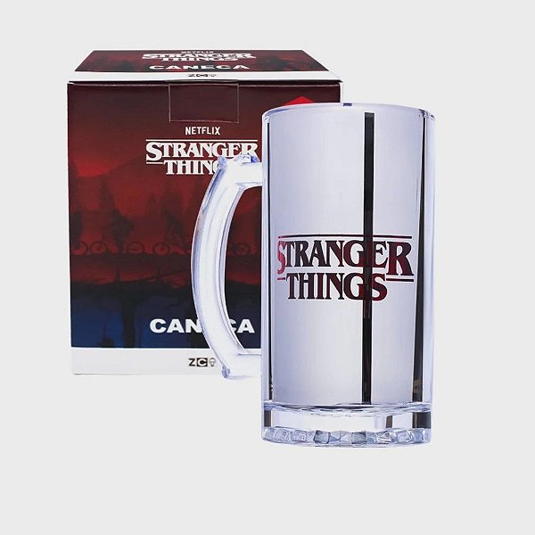 Caneca Chopp Eletrostática Stranger Things 450ml